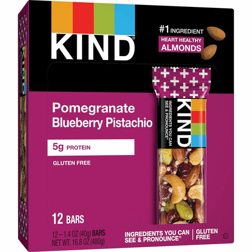 KIND Pomegranate Blueberry Pistachio Nut Bars - KND17221 KIND Snacks