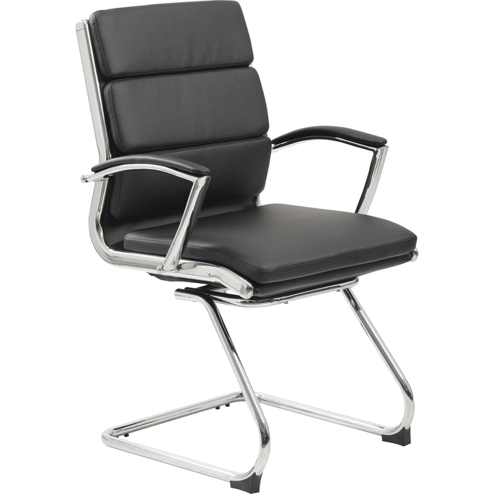 Boss Contemporary Executive Guest Chair In Caressoft Plus - BOPB9479BK