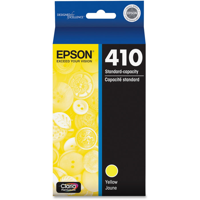Epson Claria 410 Original Standard Yield Inkjet Ink Cartridge - Yellow - 1 Each - EPST410420S