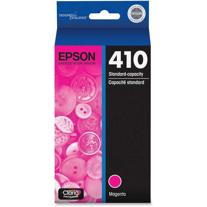 Epson Claria 410 Original Standard Yield Inkjet Ink Cartridge - Magenta - 1 Each - EPST410320S