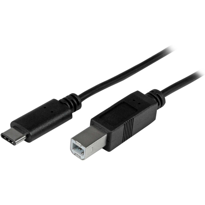 StarTech.com USB C to USB B Printer Cable - 3 ft / 1m - USB C Printer Cable - USB C to USB B Cable - USB Type C to Type B - STCUSB2CB1M