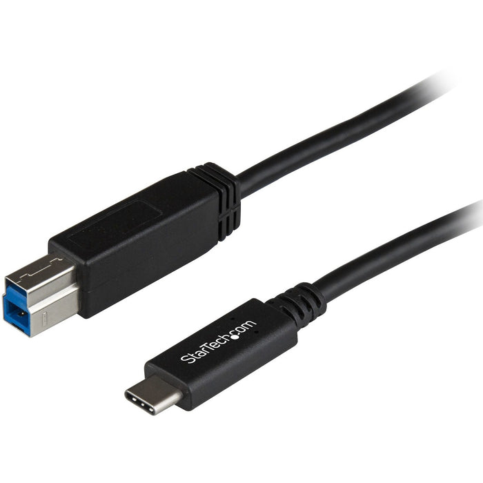 StarTech.com 1m 3 ft USB C to USB B Printer Cable - M/M - USB 3.1 (10Gbps) - USB B Cable - USB C to USB B Cable - USB Type C to Type B Cable - STCUSB31CB1M