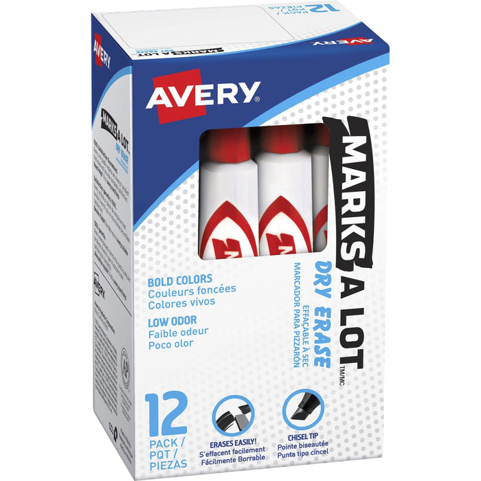Avery&reg; Marks-A-Lot Desk-Style Dry Erase Markers - AVE24407BX