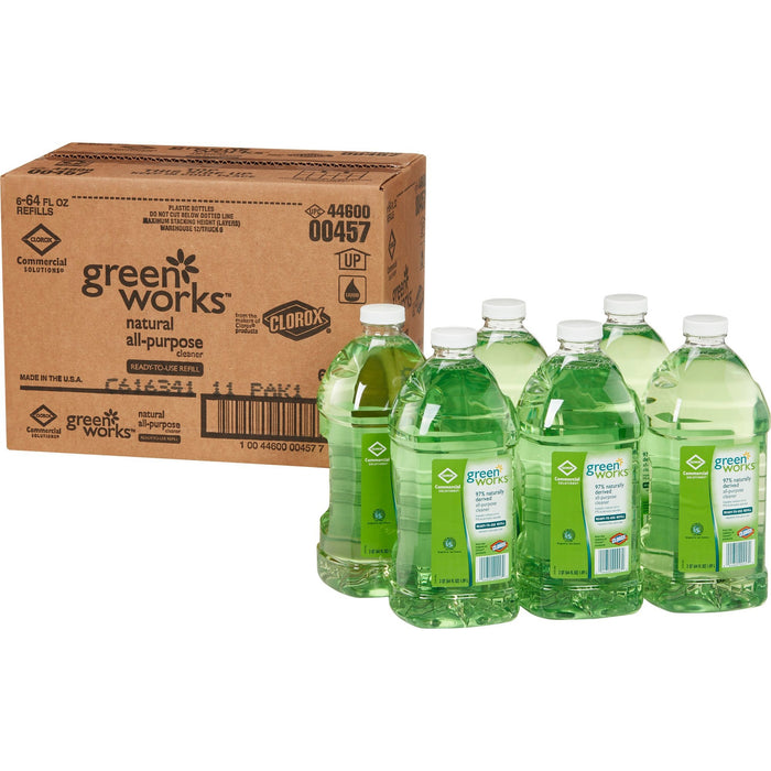 Clorox Commercial Solutions Green Works All Purpose Cleaner Refills - CLO00457CT
