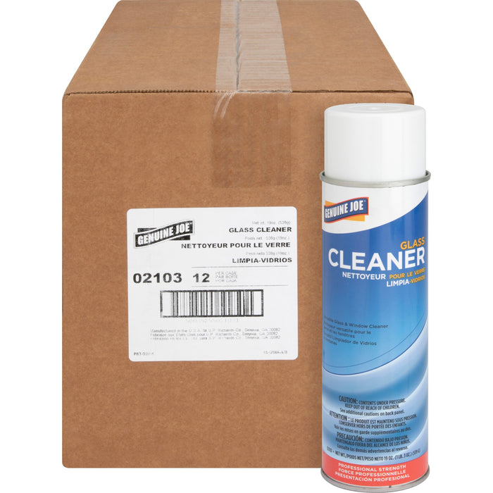 Genuine Joe Glass Cleaner Aerosol - GJO02103CT