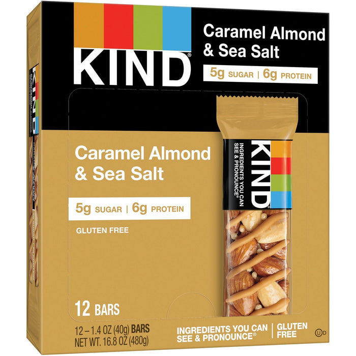 KIND Caramel Almond & Sea Salt Nut Bars - KND18533