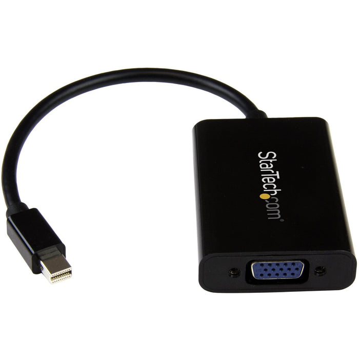StarTech.com Mini DisplayPort to VGA Adapter with Audio - Mini DP to VGA Converter - 1920x1200 - STCMDP2VGAA