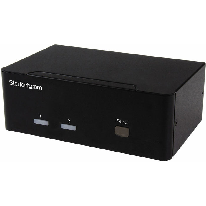 StarTech.com 2-port KVM Switch with Dual VGA and 2-port USB Hub - USB 2.0 - STCSV231DVGAU2A