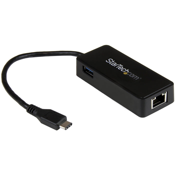 StarTech.com USB-C to Ethernet Gigabit Adapter Thunderbolt Compatible USB Type Network Adapter USB Ethernet Adapter - STCUS1GC301AU