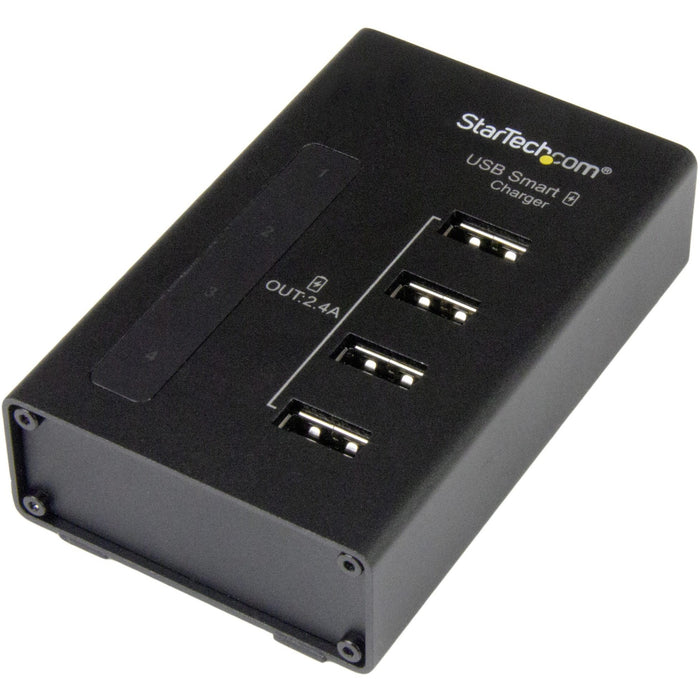 StarTech.com 4-Port Charging Station for USB Devices - 48W/9.6A - STCST4CU424