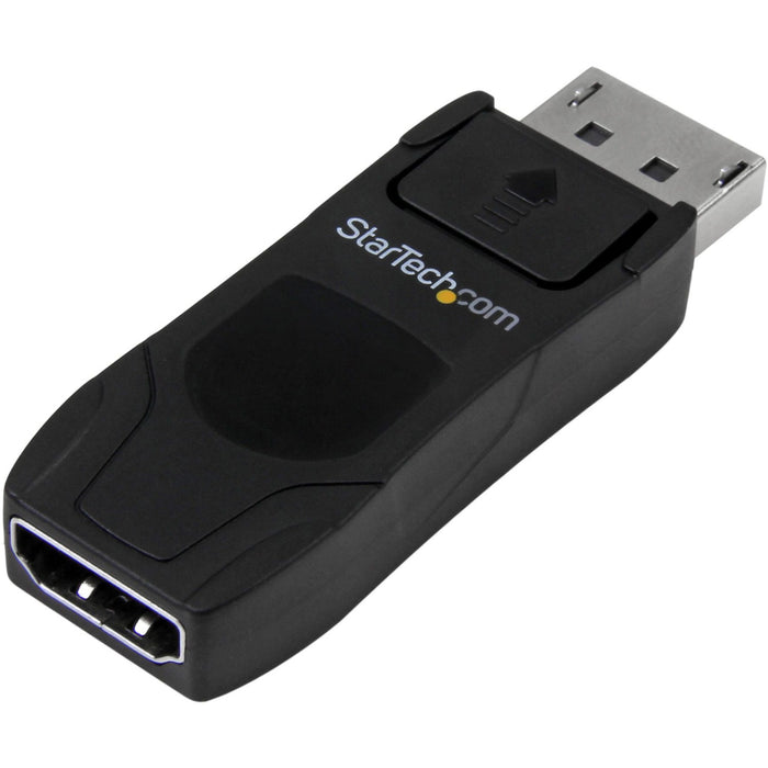 StarTech.com DisplayPort to HDMI Adapter, 4K 30Hz Compact DP 1.2 to HDMI 1.4 Video Converter, Passive DP++ to HDMI Monitor/Display Adapter - STCDP2HD4KADAP
