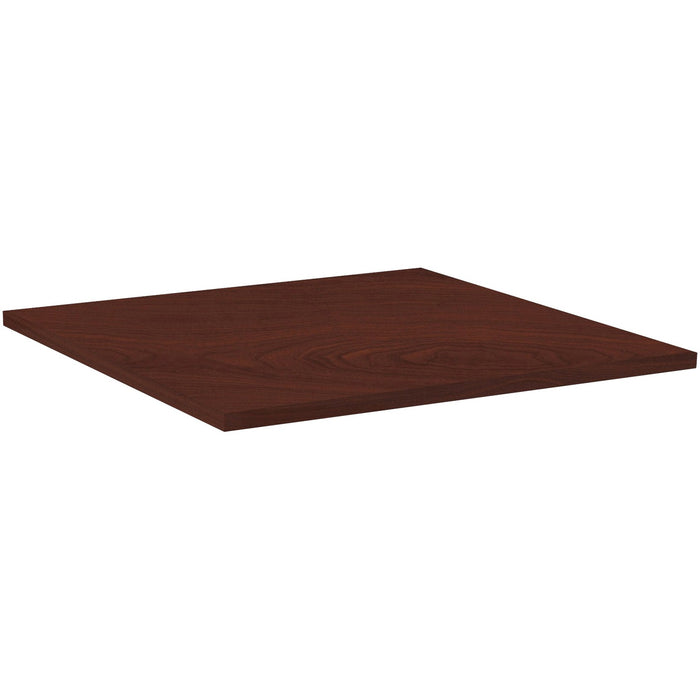 Lorell Hospitality Square Tabletop - Mahogany - LLR62582