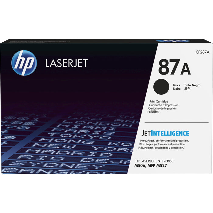 HP 87A Original Laser Toner Cartridge - Black Pack - HEWCF287A