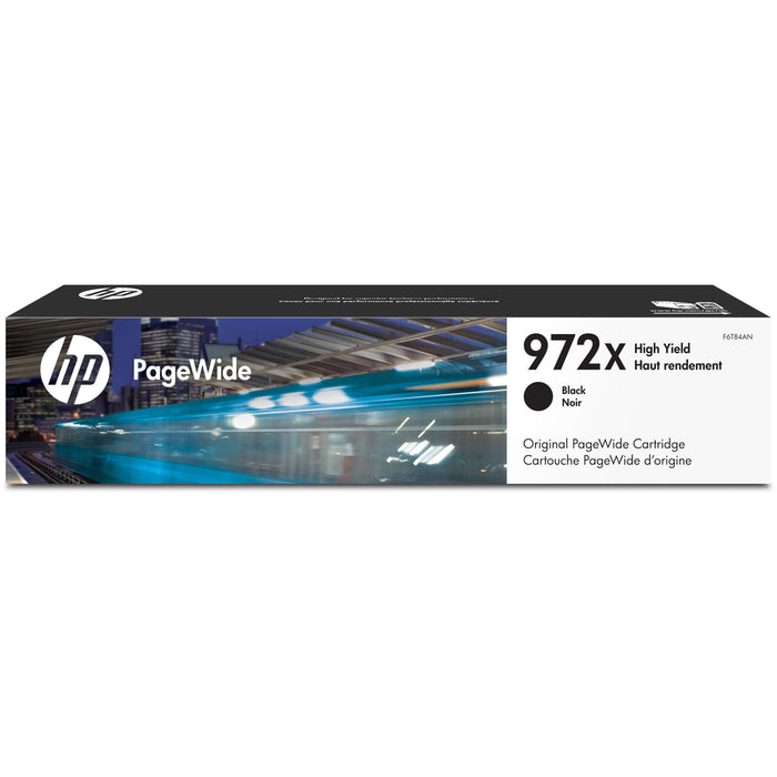 HP 972X (F6T84AN) Original High Yield Page Wide Ink Cartridge - Single Pack - Black - 1 Each - HEWF6T84AN