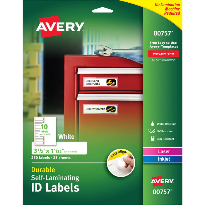 Avery&reg; Easy Align ID Label - AVE00757