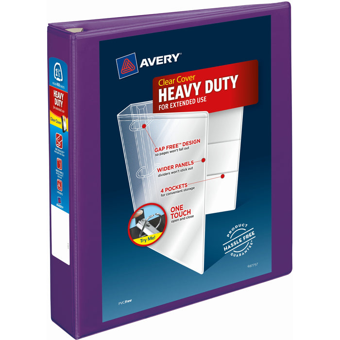 Avery&reg; Heavy-Duty View Binders - Locking One Touch EZD Rings - AVE79774