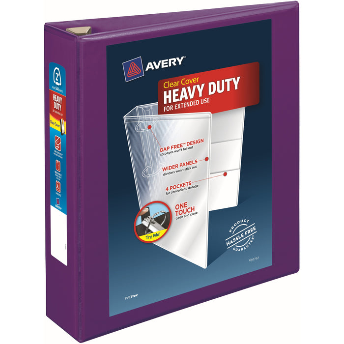 Avery&reg; Heavy-Duty View Binders - Locking One Touch EZD Rings - AVE79777