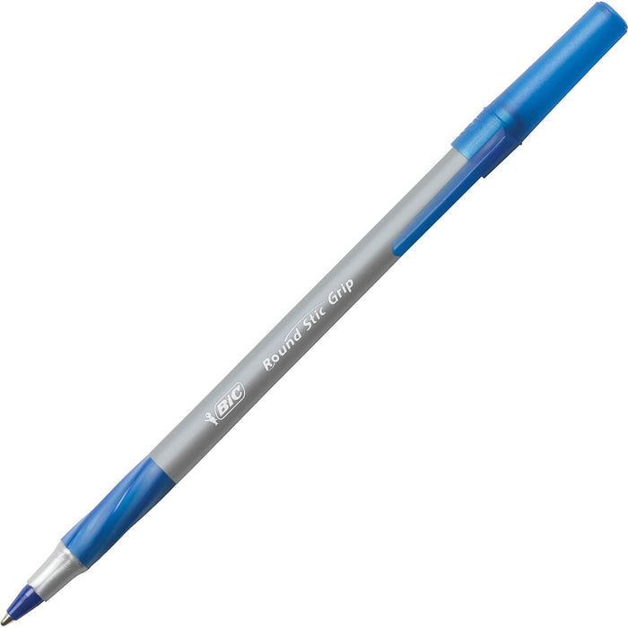 BIC Round Stic Grip Ballpoint Pen - BICGSMG361BE