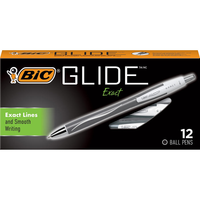 BIC Glide Exact Retractable Ballpoint - BICVCGN11BK