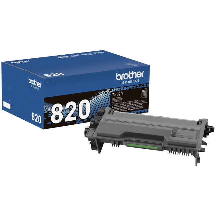 Brother Genuine TN820 Mono Laser Black Toner Cartridge - BRTTN820