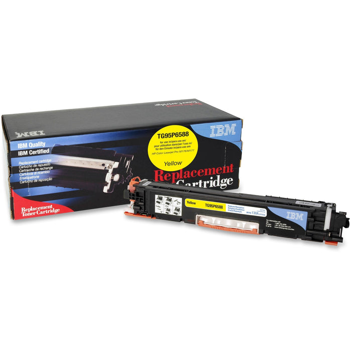 IBM Remanufactured Laser Toner Cartridge - Alternative for HP 130A (CF352A) - Yellow - 1 Each - IBMTG95P6588