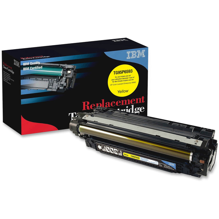 IBM Remanufactured Laser Toner Cartridge - Alternative for HP 653A (CF322A) - Yellow - 1 Each - IBMTG95P6593