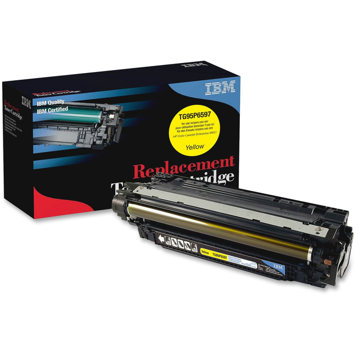 IBM Remanufactured Laser Toner Cartridge - Alternative for HP 654A (CF332A) - Yellow - 1 Each - IBMTG95P6597