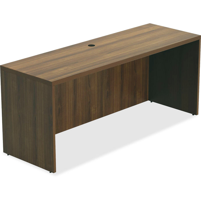 Lorell Chateau Series Walnut Laminate Desking Credenza - LLR34309