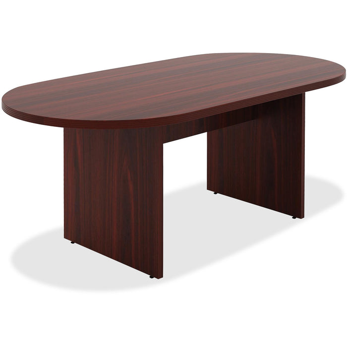 Lorell Chateau Series Mahogany 6' Oval Conference Table - LLR34336