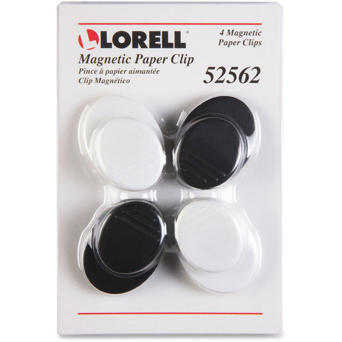 Lorell Plastic Cap Magnetic Paper Clips - LLR52562