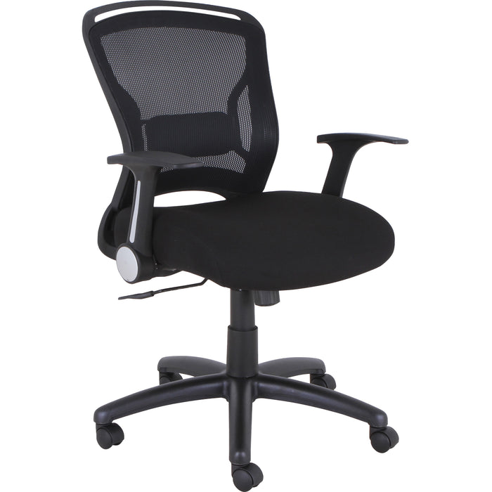 Lorell Flipper Arm Mid-back Chair - LLR59519