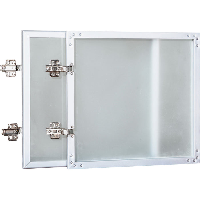 Lorell Wall-Mount Hutch Frosted Glass Door - LLR59577