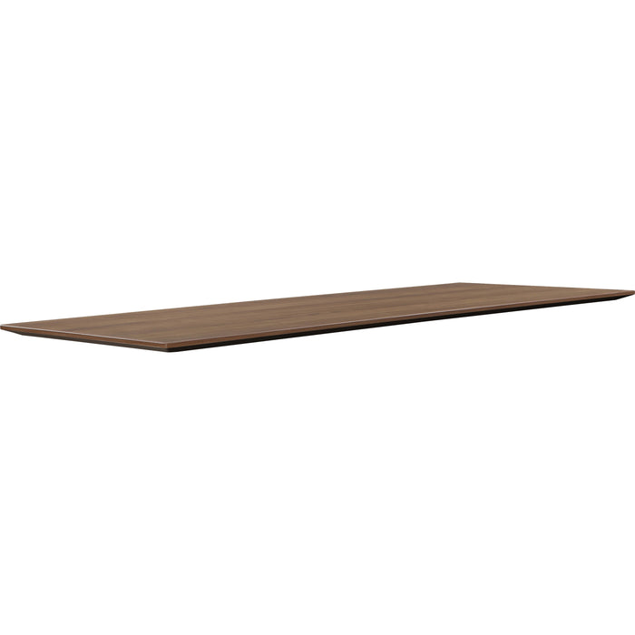 Lorell Electric Height-Adjustable Walnut Knife Edge Tabletop - LLR59610