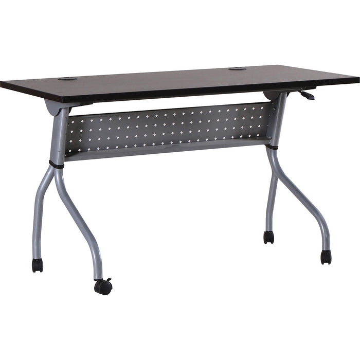 Lorell Espresso/Silver Training Table - LLR60729