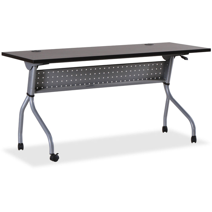 Lorell Espresso/Silver Training Table - LLR60730