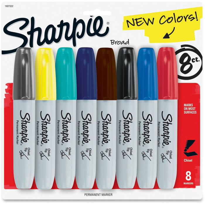 Sharpie Chisel Tip Permanent Markers - SAN1927322