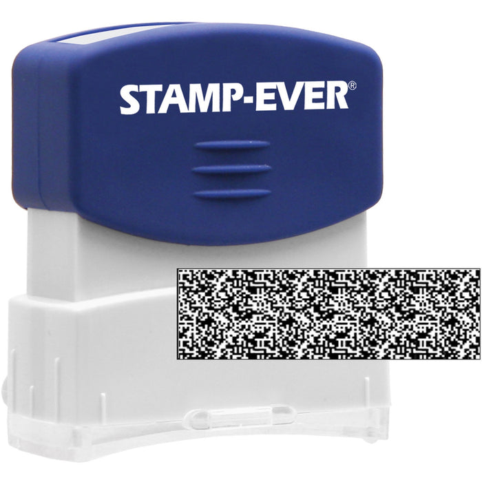 Stamp-Ever Pre-inked Security Block Stamp - USS8866