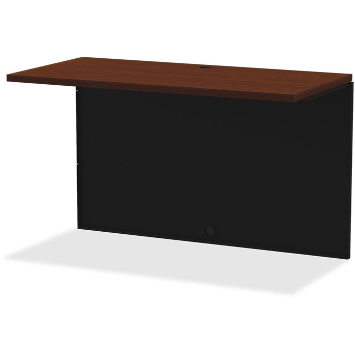 Lorell Walnut Laminate Commercial Steel Desk Series - LLR79165