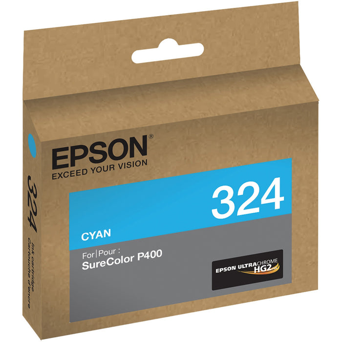 Epson UltraChrome 324 Original Inkjet Ink Cartridge - Cyan - 1 Each - EPST324220