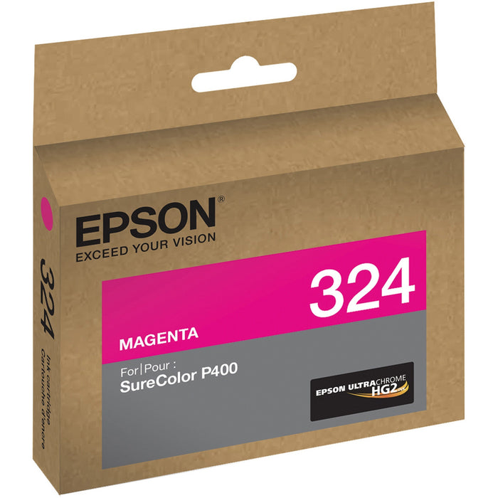 Epson UltraChrome 324 Original Inkjet Ink Cartridge - Magenta - 1 Each - EPST324320