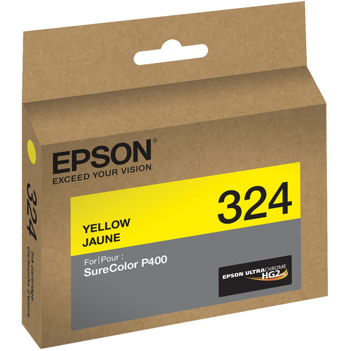 Epson UltraChrome 324 Original Inkjet Ink Cartridge - Yellow - 1 Each - EPST324420