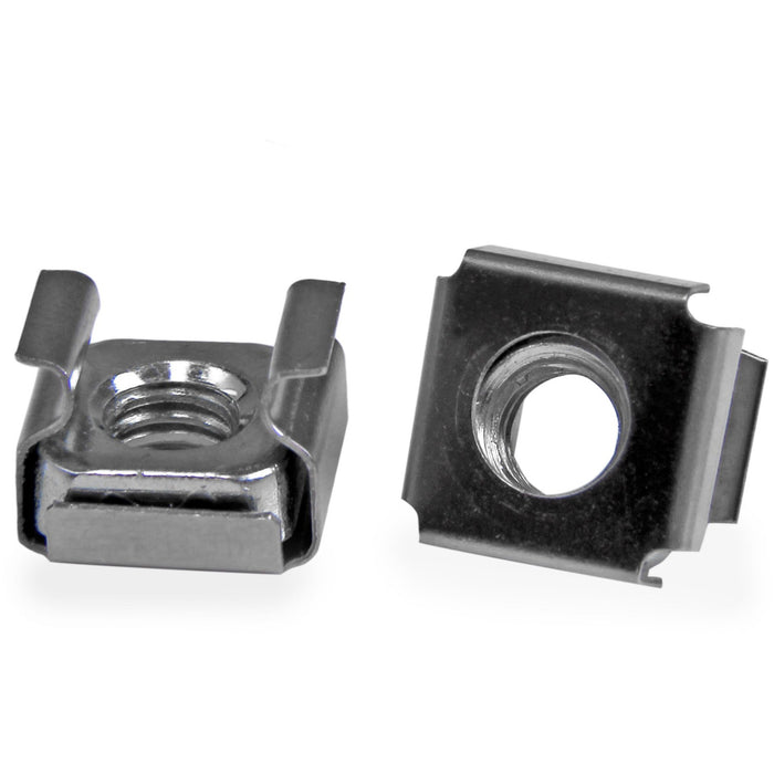 StarTech.com M6 Cage Nuts - 100 Pack - M6 Mounting Cage Nuts for Server Rack & Cabinet - STCCABCAGENTS62