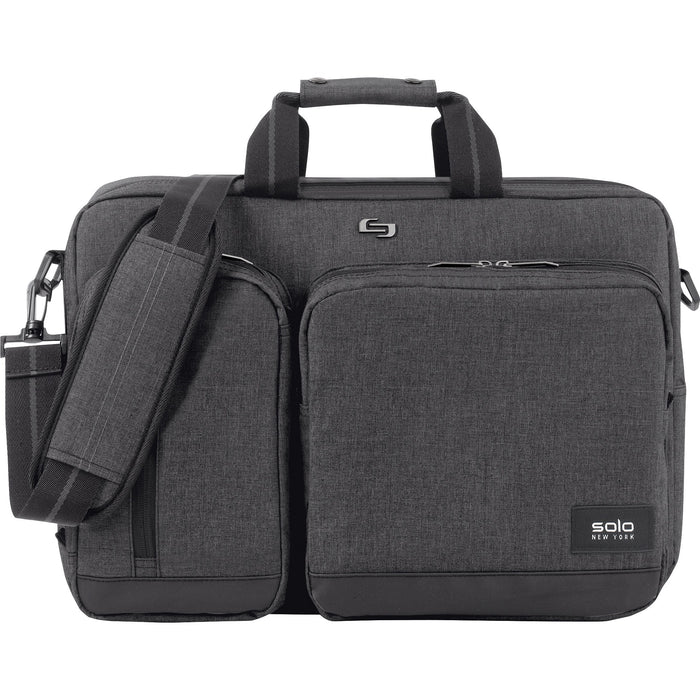 Solo Urban Carrying Case (Briefcase) for 15.6" Apple iPad Notebook - Gray, Black - USLUBN31010