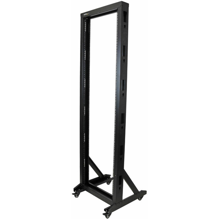 StarTech.com 2-Post Server Rack with Sturdy Steel Construction and Casters - 42U~ - STC2POSTRACK42
