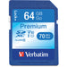 Verbatim 64GB Premium SDXC Memory Card, UHS-I Class 10 - VER44024 Verbatim America, LLC
