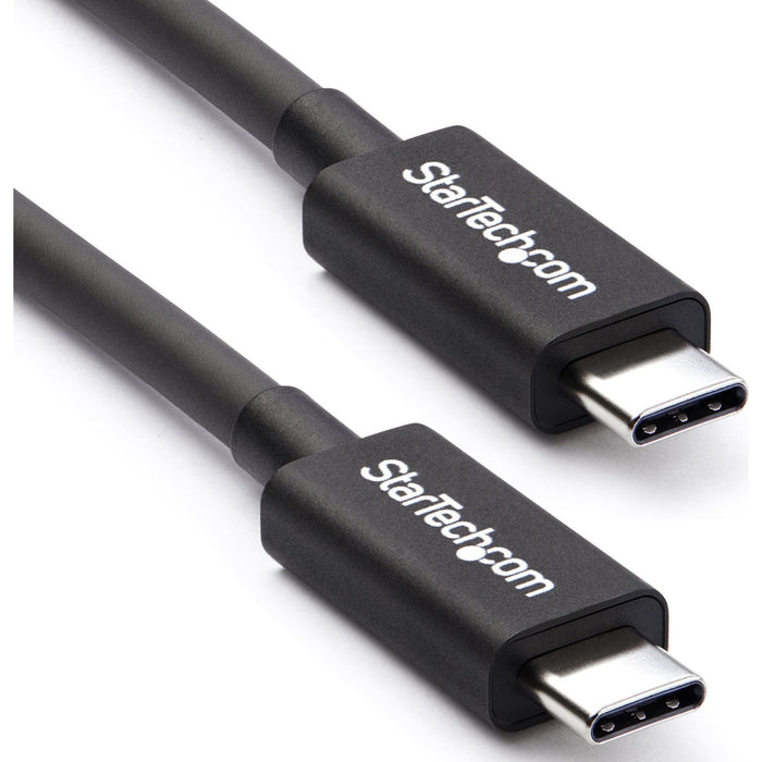 StarTech.com Thunderbolt 3 Cable - 40Gbps - Daisy Chainable - Passive - USB C Cable - USB-C Thunderbolt to Thunderbolt Cable - STCTBLT34MM50CM