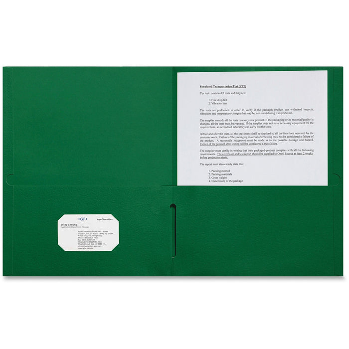 Sparco Letter Pocket Folder - SPR78545