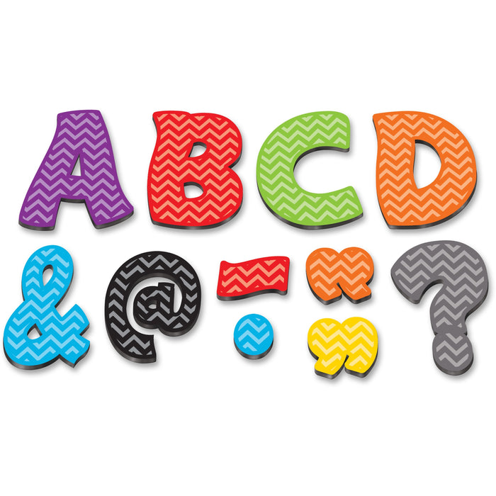 Teacher Created Resources Chevron 3" Magnetic Letters - TCR77213