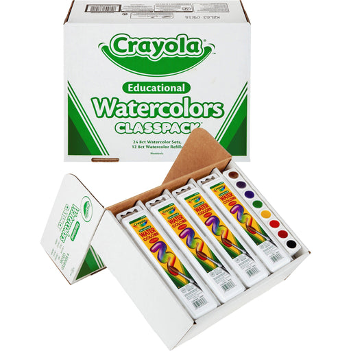 Crayola 8-Color Educational Watercolors Classpack - CYO538101 Crayola, LLC