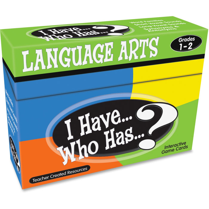 Teacher Created Resources Grade 1-2 I Have Language Arts Game - TCR7815